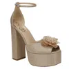Sam Edelman Kori Flora Womens Ankle Strap Open Toe Platform Sandals In Multi