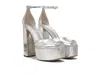 Sam Edelman Kori Platform Heel Soft Silver In Silver