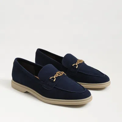 Sam Edelman Kyana Bit Loafer Baltic Navy Leather In Blue