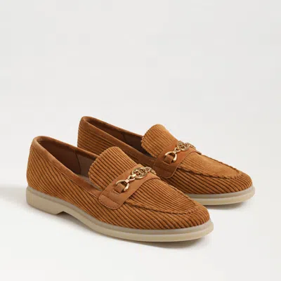 Sam Edelman Kyana Bit Loafer Harvest Brown Corduroy