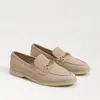 Sam Edelman Kyana Womens Slip On Round Toe Loafers In Beige