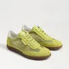 Sam Edelman Kyla Sneaker Celery Yellow Suede