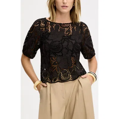 Sam Edelman Lace Top In Black