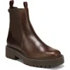 Sam Edelman Laguna Waterproof Lug Sole Chelsea Boot In Brown