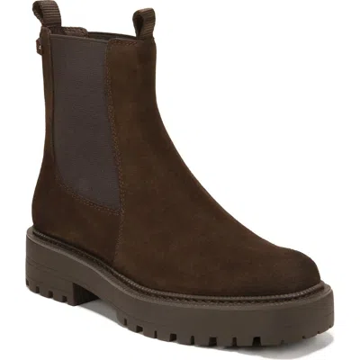 Sam Edelman Laguna Waterproof Lug Sole Chelsea Boot In Brown