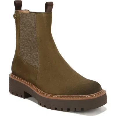 Sam Edelman Laguna Waterproof Lug Sole Chelsea Boot In Green