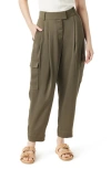 SAM EDELMAN SAM EDELMAN LAILA PLEATED TAPERED CARGO PANTS