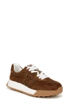 Sam Edelman Langley Lace Up Sneaker Cinnamon Brown Corduroy In Cinnamon