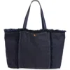 Sam Edelman Large Irina Reversible Denim Tote In Denim