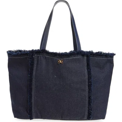 Sam Edelman Large Irina Reversible Denim Tote