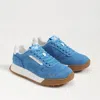 Shop Sam Edelman Layla Sneaker Azure Blue Suede