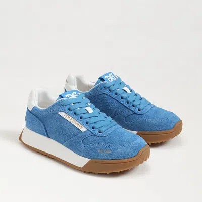 Sam Edelman Layla Sneaker Azure Blue Suede