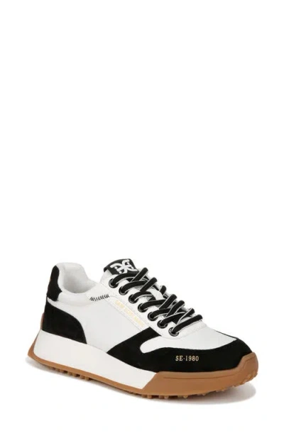 Sam Edelman Layla Sneaker In Black/white