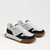 Sam Edelman Layla Sneaker Navy Suede Nylon In Multi