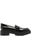 Sam Edelman Leah Platform Loafers In Black
