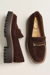 Sam Edelman Leah Platform Loafers In Brown