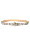 Sam Edelman Leather Inlay Belt