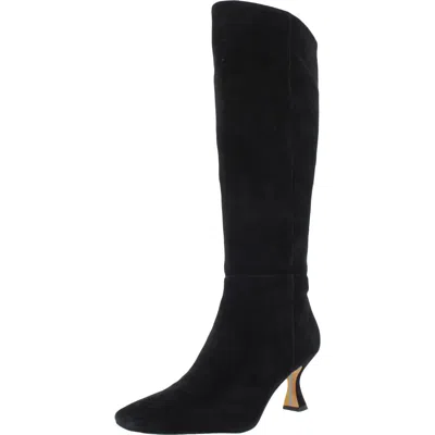 Sam Edelman Leigh Womens Zipper Knee-high Boots In Black