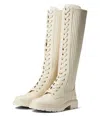 Sam Edelman Lila H8591l1100 Women's Ivory Block Heel Knee High Boot Jobb1199 In White