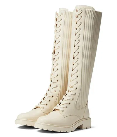 Sam Edelman Lila H8591l1100 Women's Ivory Block Heel Knee High Boot Jobb1199 In White