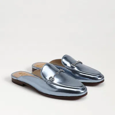 Sam Edelman Linnie Bit Mule Metallic Sky In Blue