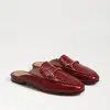 Sam Edelman Linnie Bit Mule Scarlet Cherry Leather In Red