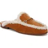 Sam Edelman Linnie Faux Shearling Mule In Harvest Brown