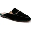 Sam Edelman Linnie Bit Mule In Emerald Jade Velvet