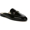 Sam Edelman Linnie Womens Leather Slip On Loafers In Black
