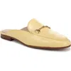 Sam Edelman Linnie Bit Mule Buttercup Yellow Leather In Buttercup