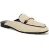 Sam Edelman Linnie Mule In Linen Faux Raffia