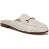 Sam Edelman Linnie Bit Mule White Natural Fabric In White