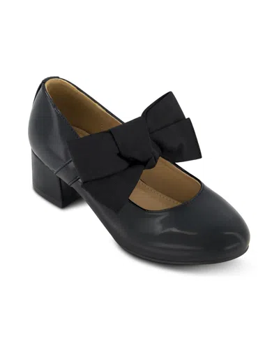 Sam Edelman Kids' Little And Big Girls Bianca Teddy Dress Heel In Black