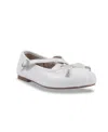 Sam Edelman Little And Big Girls Felicia Crosstrap Ballet Flat In White