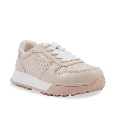 Sam Edelman Kids' Little And Big Girls Lenny Erika Athletic Sneakers In Brown