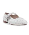 Sam Edelman Little And Big Girls Maeve Michaela Mary Jane Flat In White
