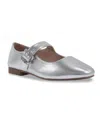 Sam Edelman Little And Big Girls Maeve Michaela Mary Jane In Silver