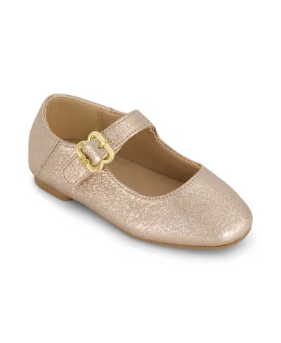 Sam Edelman Kids' Little And Big Girls Maeve Michela Ballet Flat In Gold