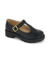 Sam Edelman Little And Big Girls Taelor T-strap Shoe In Black