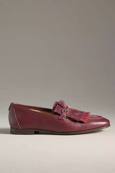 Sam Edelman Liz Kiltie Loafers In Red