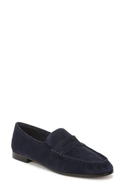 Sam Edelman Lizbeth Moc Toe Loafer In Blue