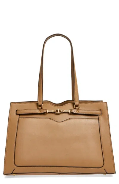 Sam Edelman Loarine Leather Box Tote In Taupe