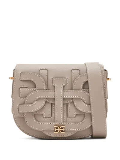 Sam Edelman Logo-detail Cross Body Bag In Neutral