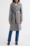Sam Edelman Patch Pocket Wrap Coat In Gray