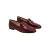 Sam Edelman Loraine Bit Leather Loafer In Cabernet Red In Multi
