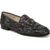 Sam Edelman Loraine Bit Loafer Black Multi Sequin