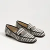Sam Edelman Loraine Bit Loafer Black Natural Fabric In Multi