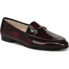 Sam Edelman Women's Loraine Almond Toe Loafers In Burgundy