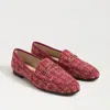 Sam Edelman Loraine Bit Loafer Magenta Multi Fabric In Pink