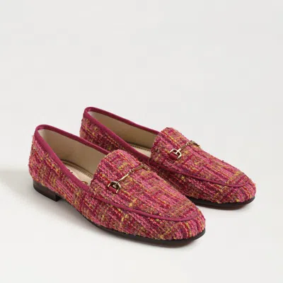 Sam Edelman Loraine Bit Loafer Magenta Multi Fabric In Pink
